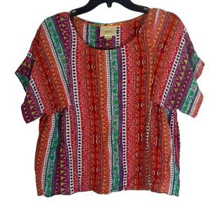Anthropologie By Maeve Aztec Milla Top Size Small S 📦